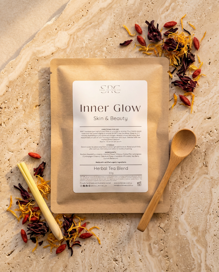 Herbal Tea Blend: Inner Glow for Skin & Beauty